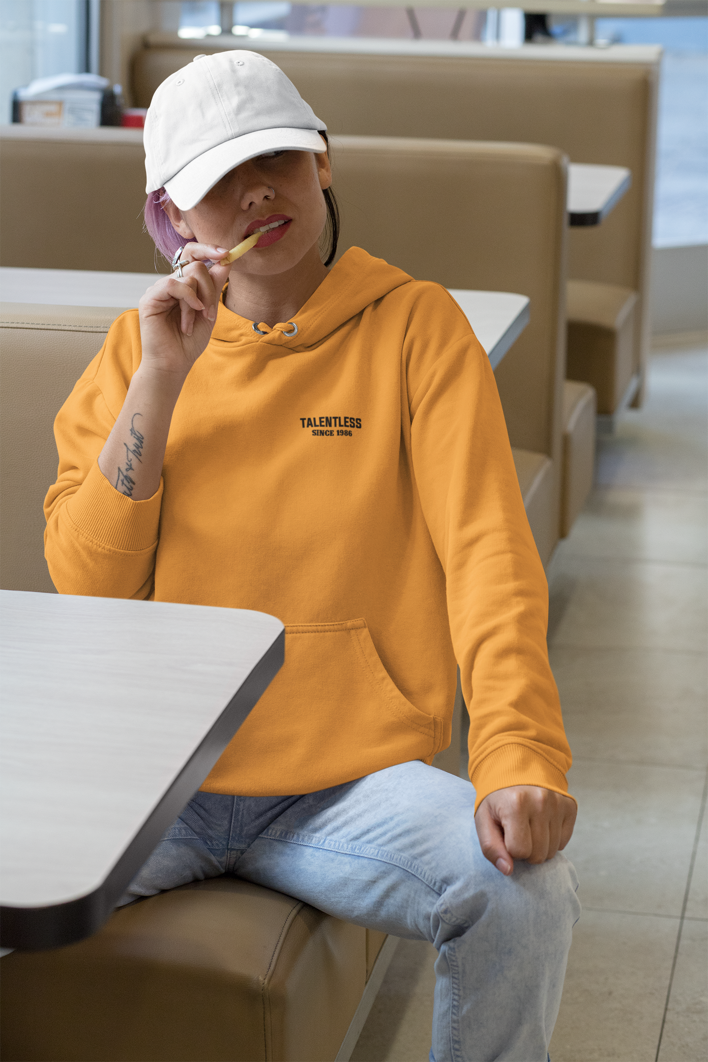 Talentless Hoodies for Women-FunkyTeesClub