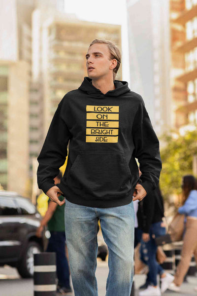 Look On The Bright Side Men Hoodies-FunkyTeesClub