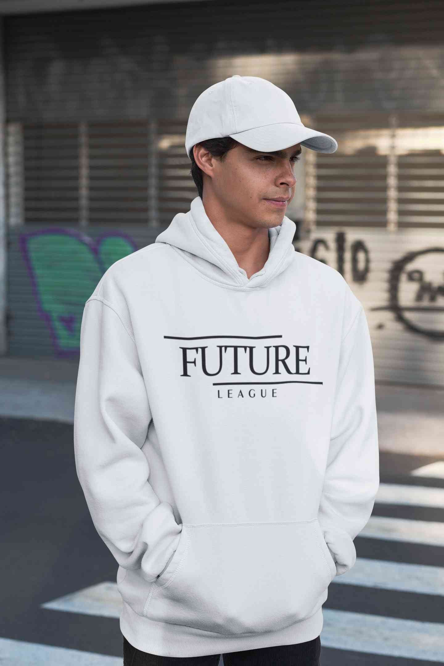 Future League Typography Men Hoodies-FunkyTeesClub