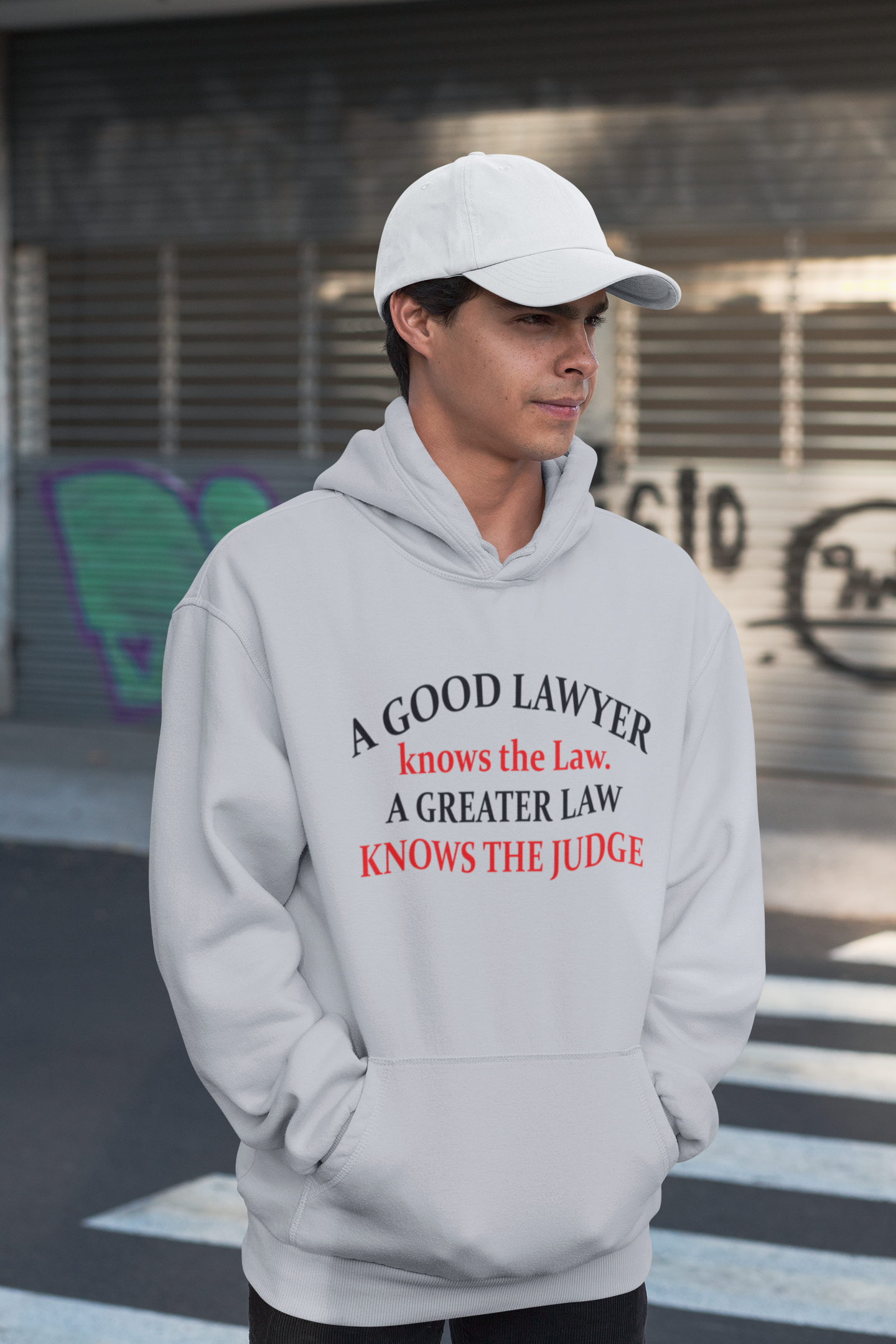 A Good Lawyer Knows The Law Men Hoodies-FunkyTeesClub