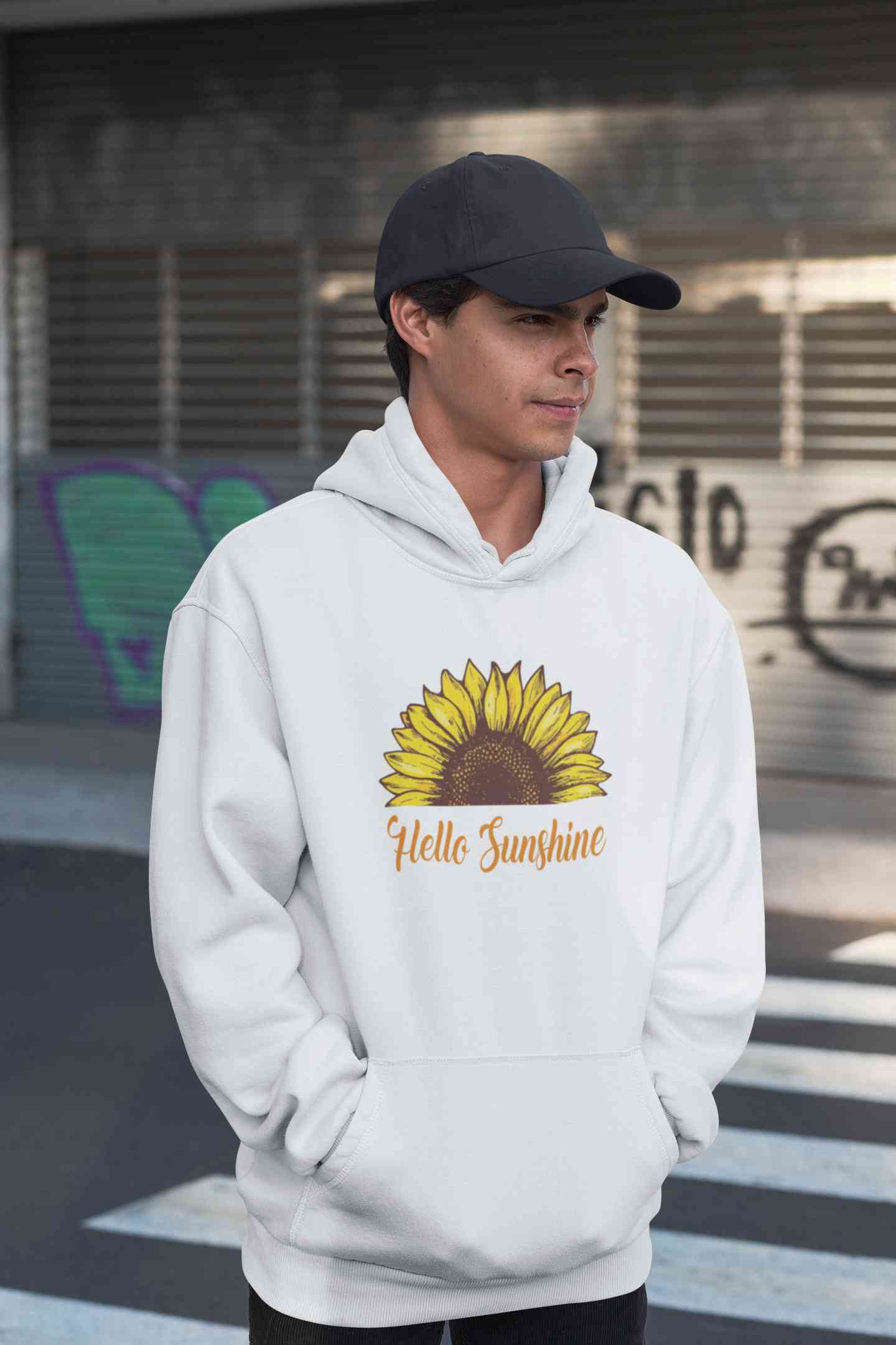 Hello Sunshine Men Hoodies-FunkyTeesClub