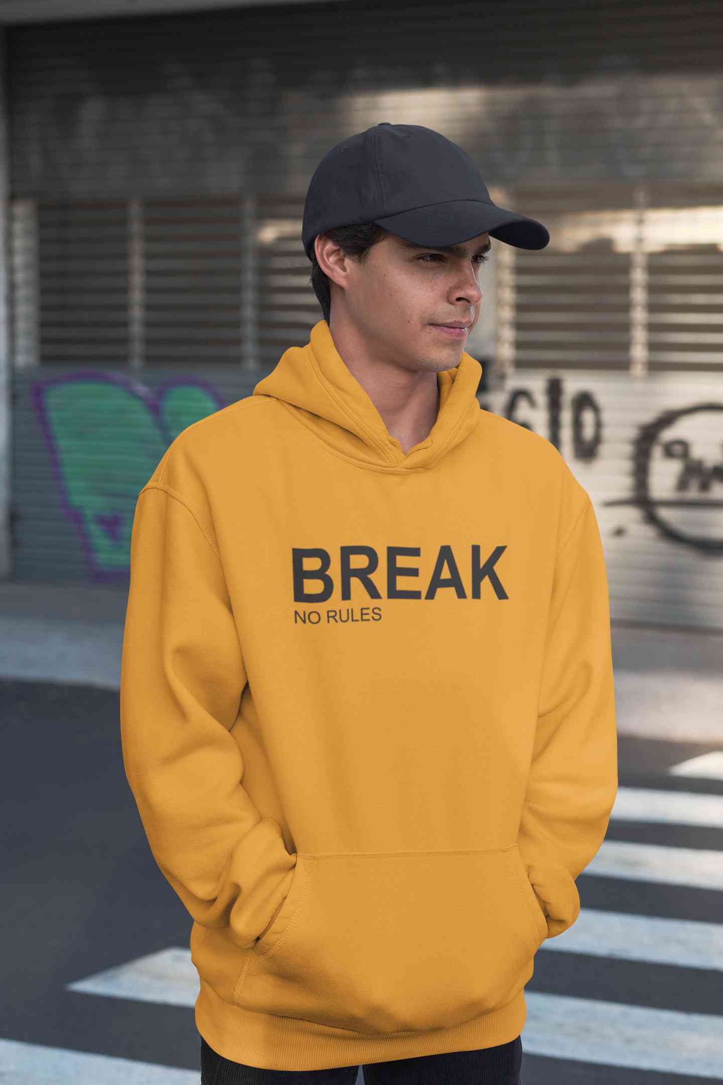 Break No Rules Men Hoodies-FunkyTeesClub