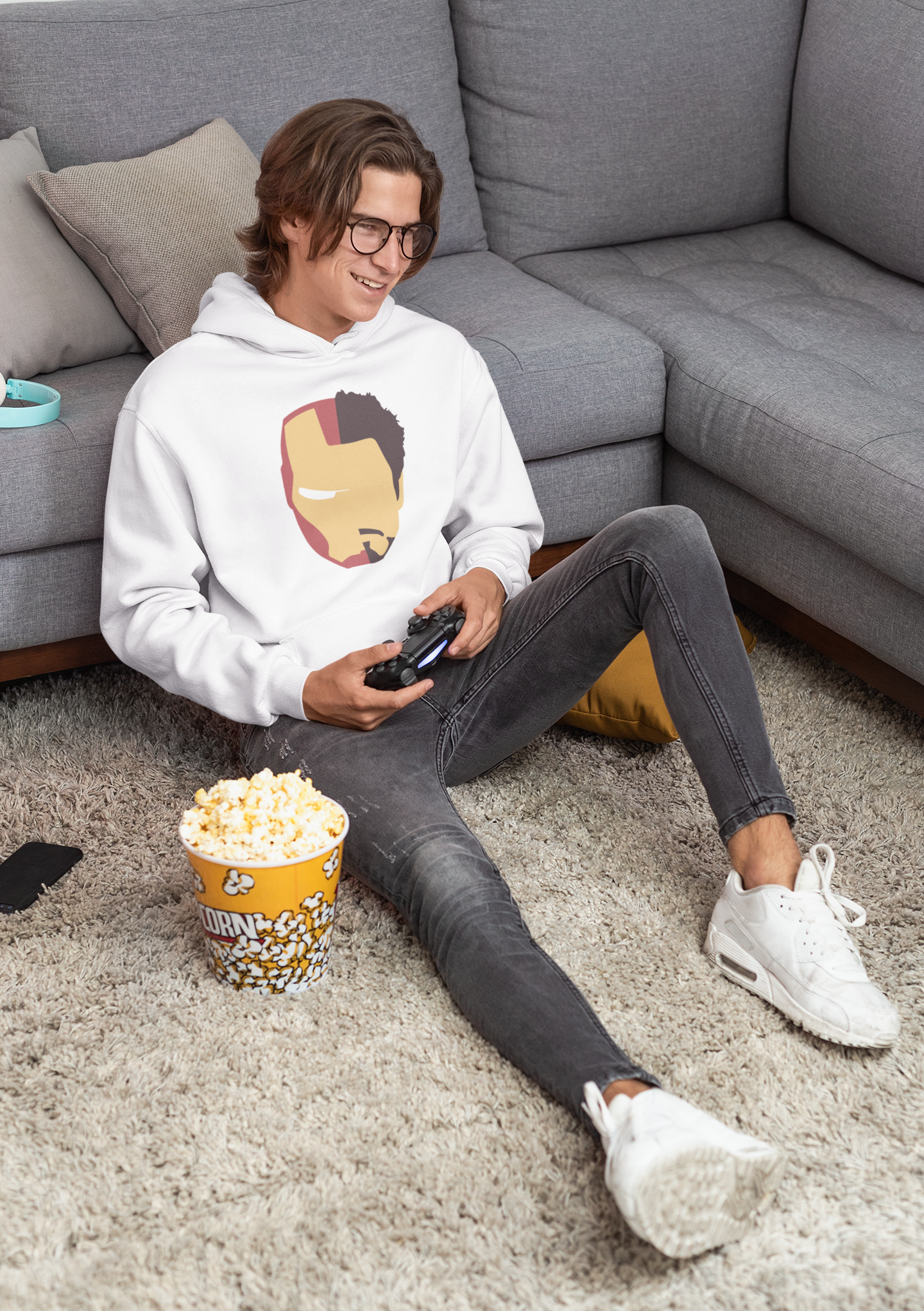 Iron Man Web Series Men Hoodies-FunkyTeesClub