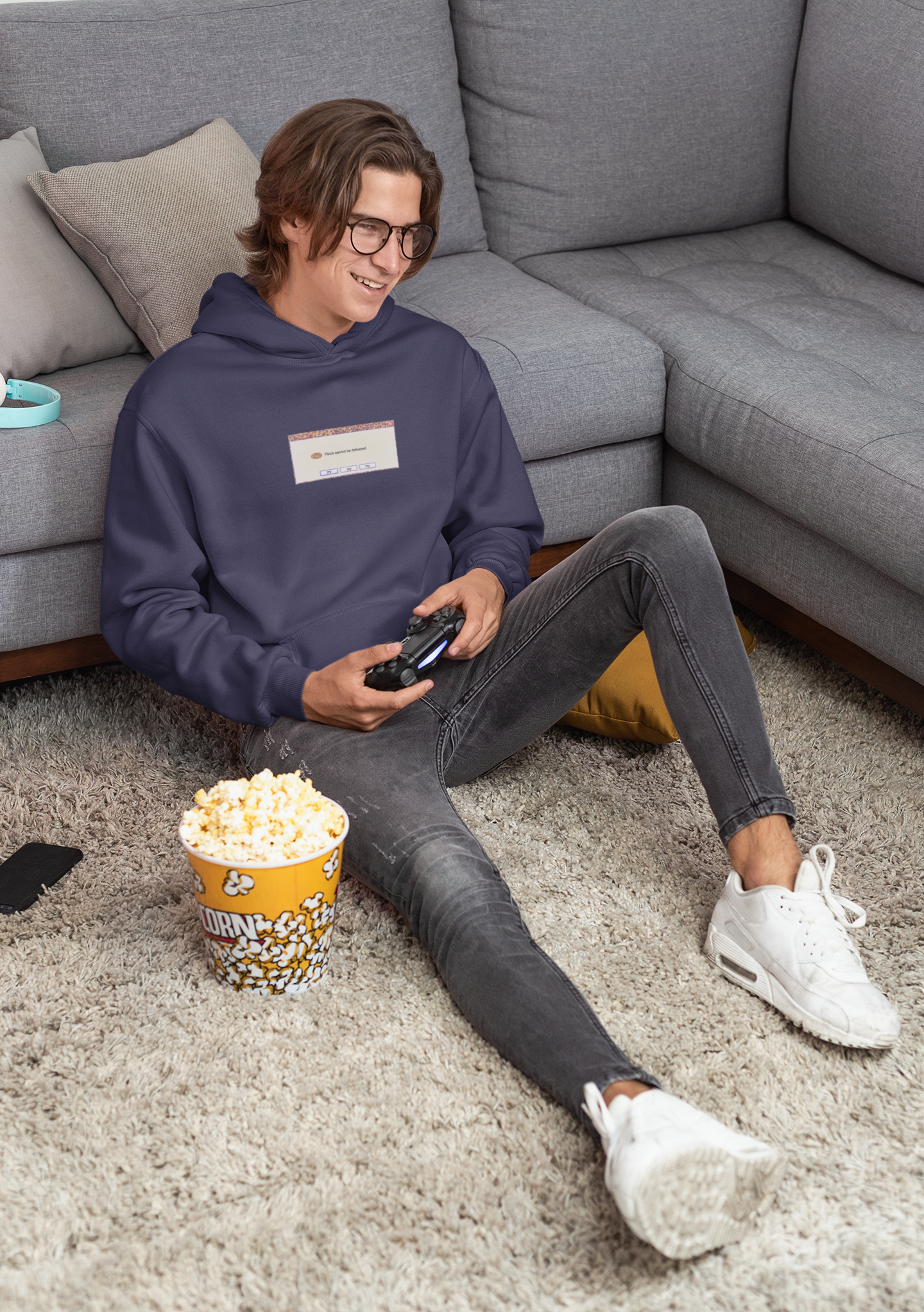 Pizza Cannot Be Delivered Men Hoodies-FunkyTeesClub