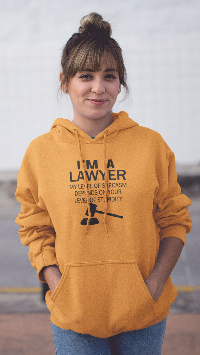 I Am A Lawyer Hoodies for Women-FunkyTeesClub