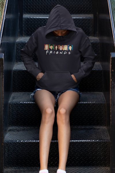 F.R.I.E.N.D.S. Friends Web Series Hoodies for Women-FunkyTeesClub