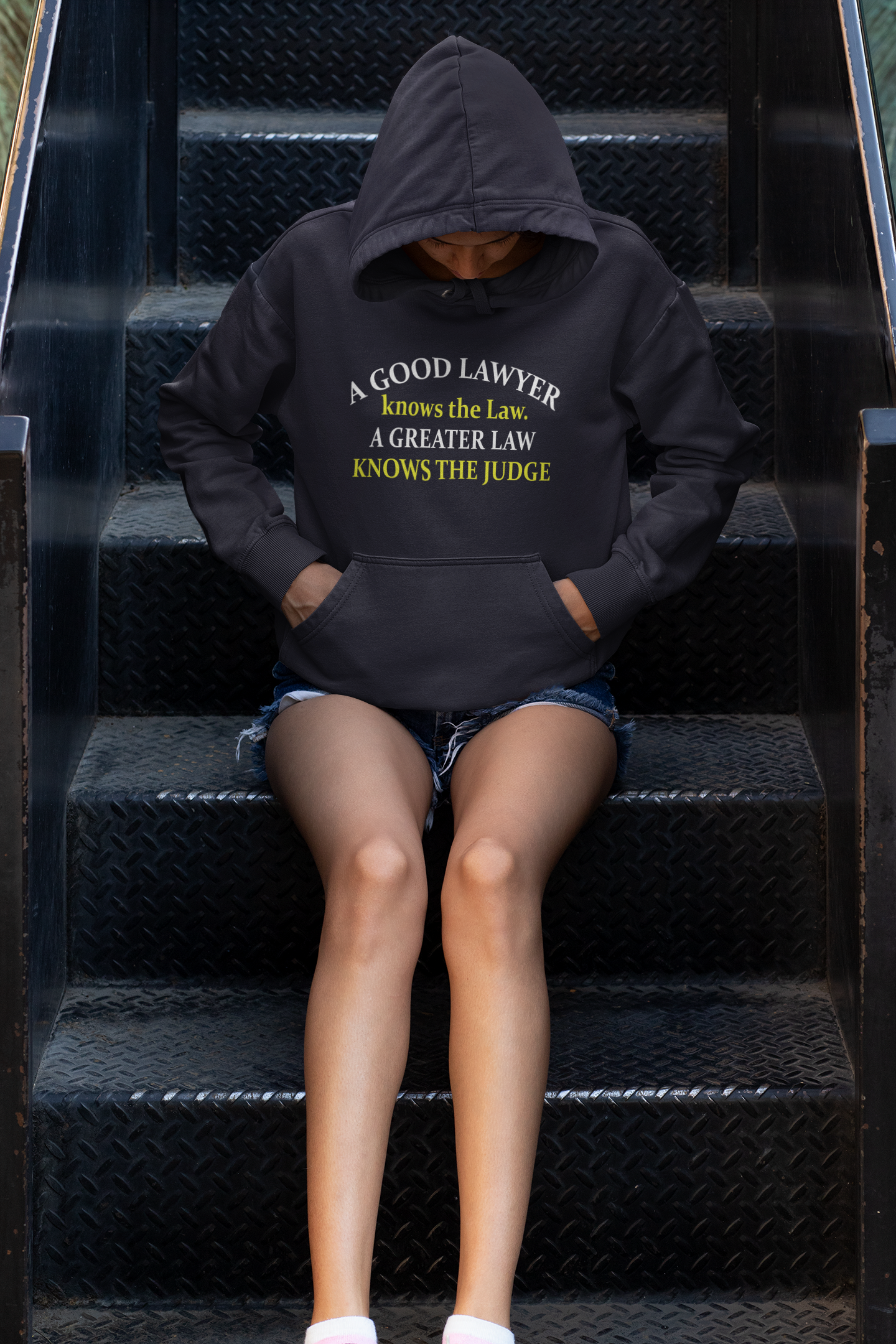 A Good Lawyer Knows The Law Hoodies for Women-FunkyTeesClub