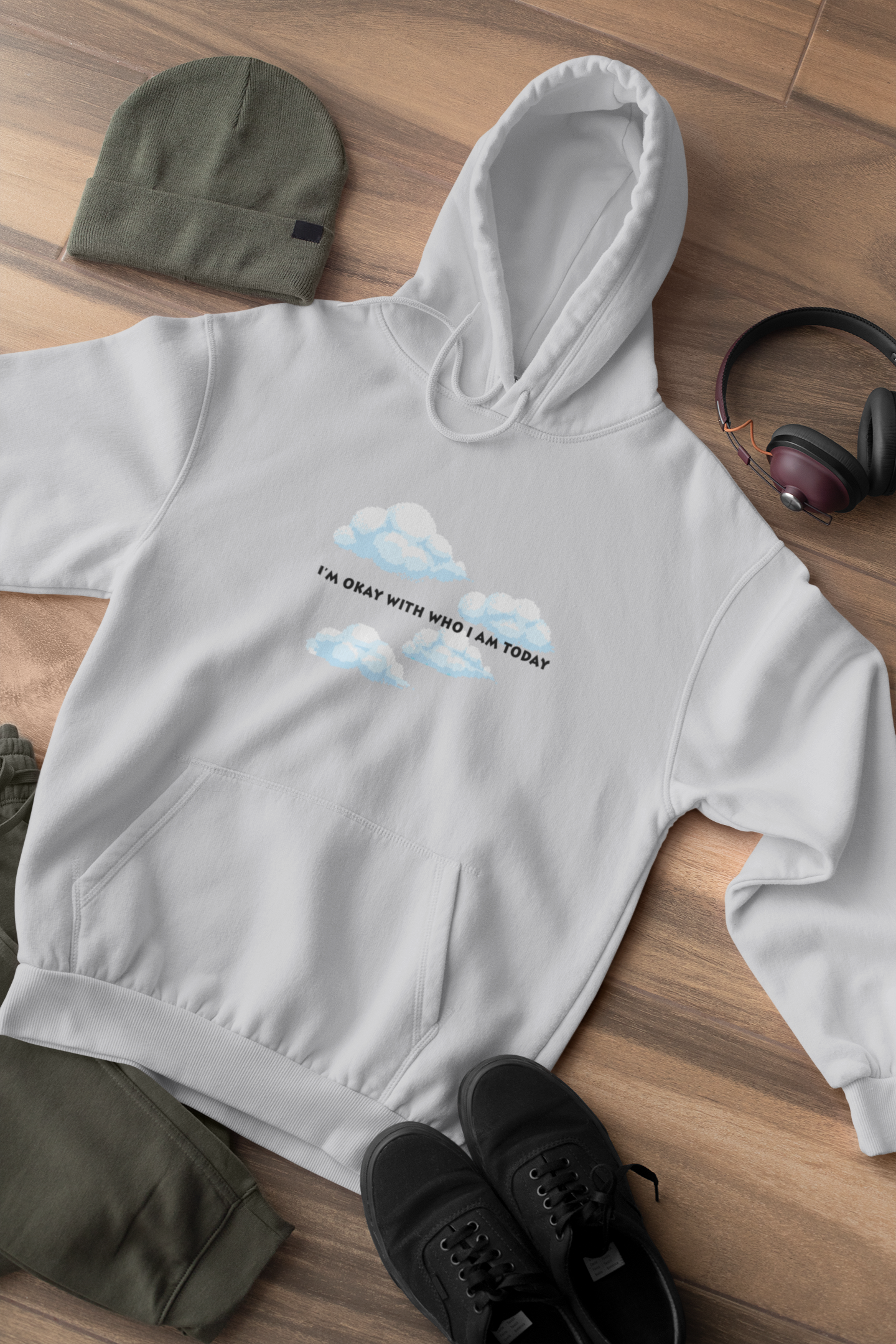 Its Okay Who I Am Today Men Hoodies-FunkyTeesClub