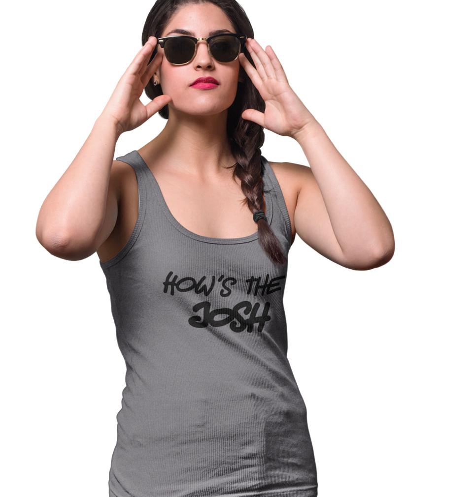 How's The Josh Women Tank Top-FunkyTeesClub - FunkyTeesClub