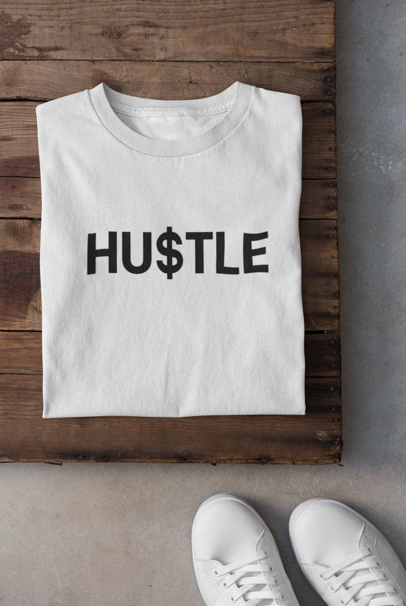Hustle Teenpreneur Mens Half Sleeves T-shirt- FunkyTeesClub - Funky Tees Club