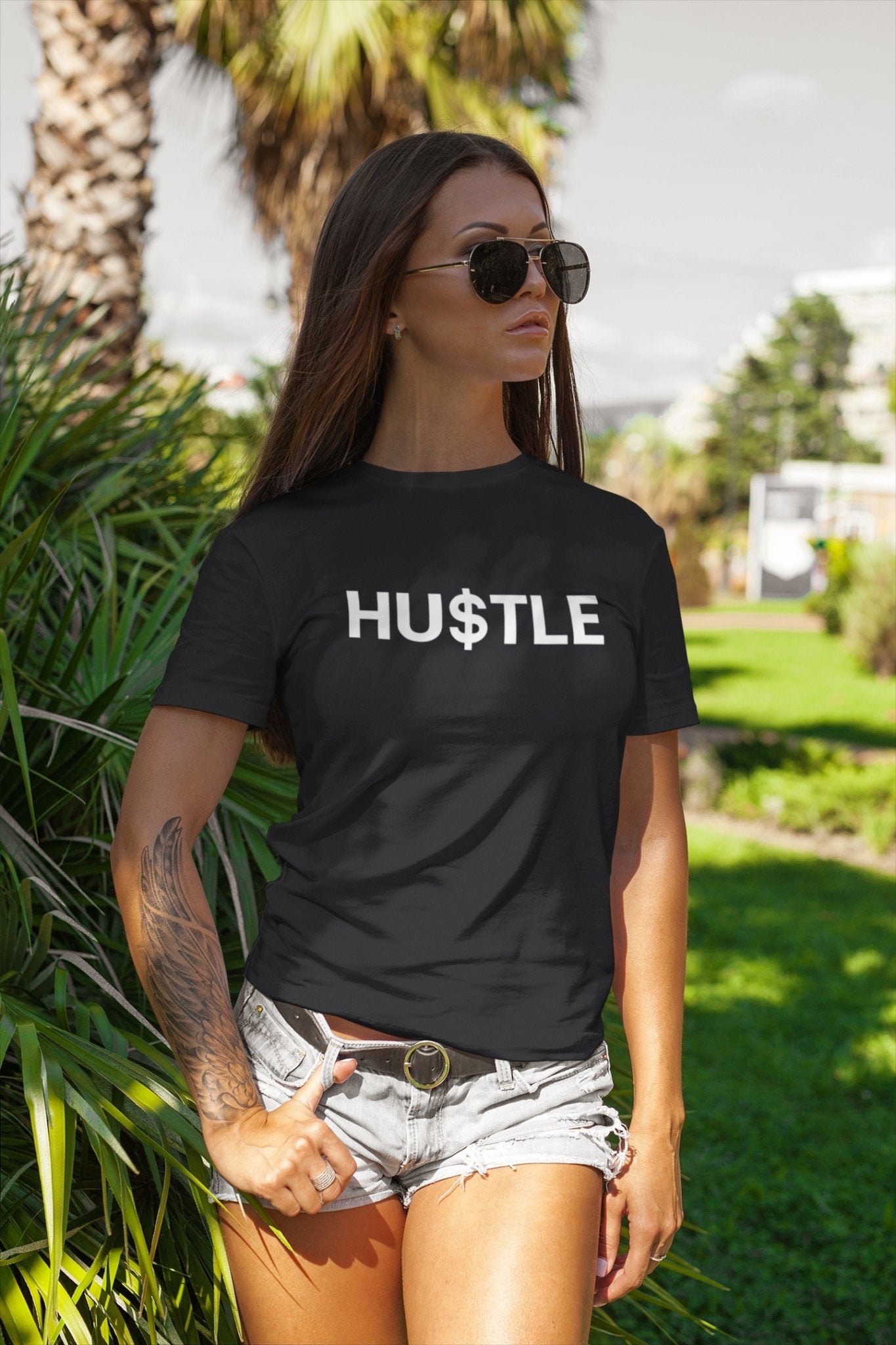 Hustle Teenpreneur Women Half Sleeves T-shirt- FunkyTeesClub - Funky Tees Club