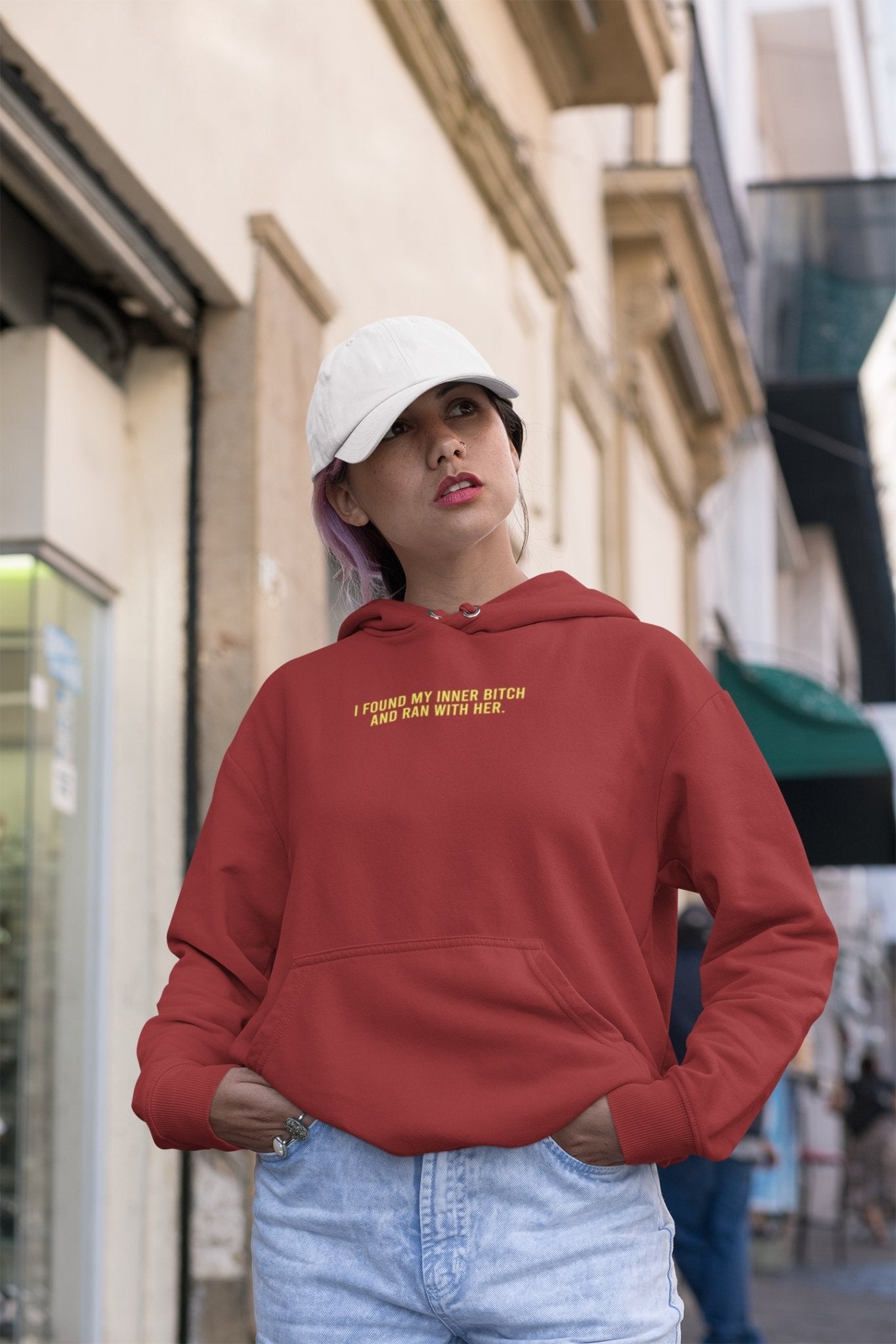 I Found My Inner Bitch Hoodies for Women-FunkyTeesClub - Funky Tees Club