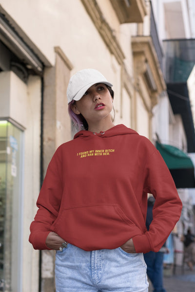 I Found My Inner Bitch Hoodies for Women-FunkyTeesClub - Funky Tees Club