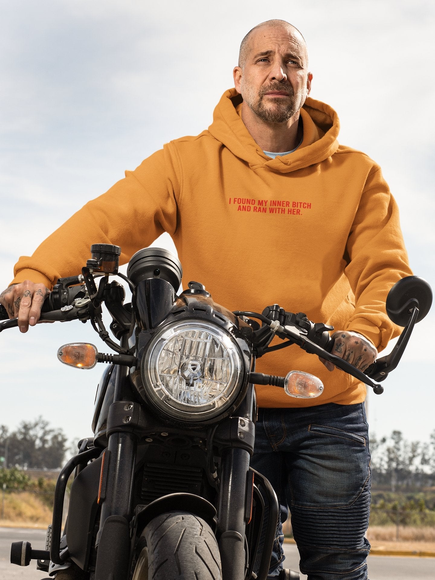 I Found My Inner Bitch Men Hoodies-FunkyTeesClub - Funky Tees Club