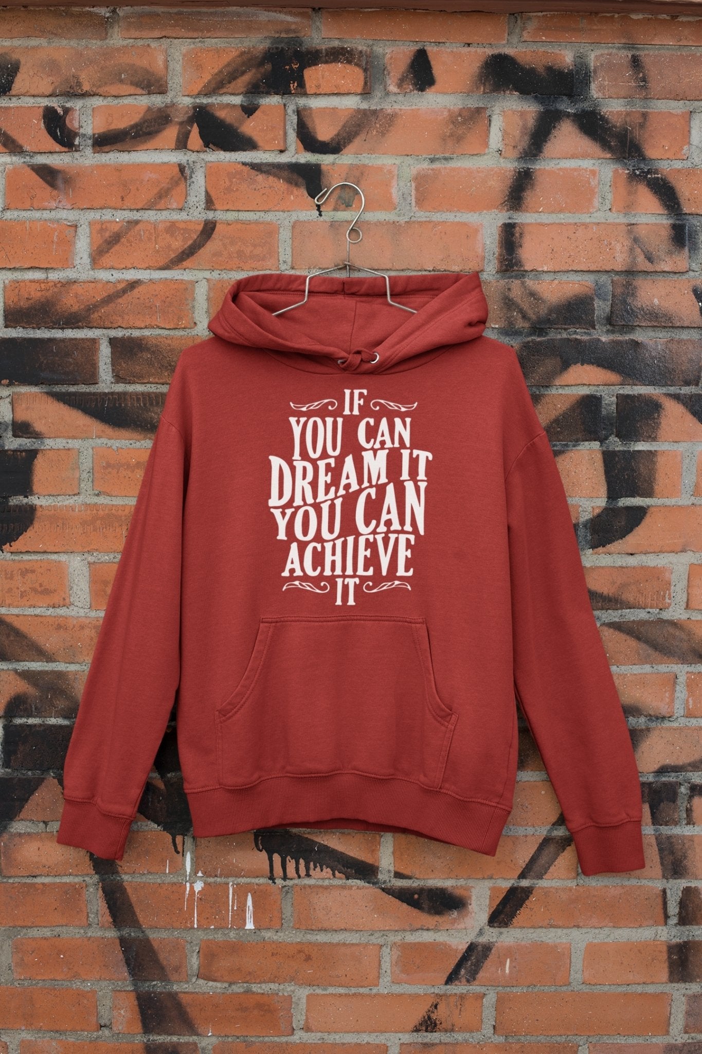 If You Can Dream It Typography Hoodies for Women-FunkyTeesClub - Funky Tees Club