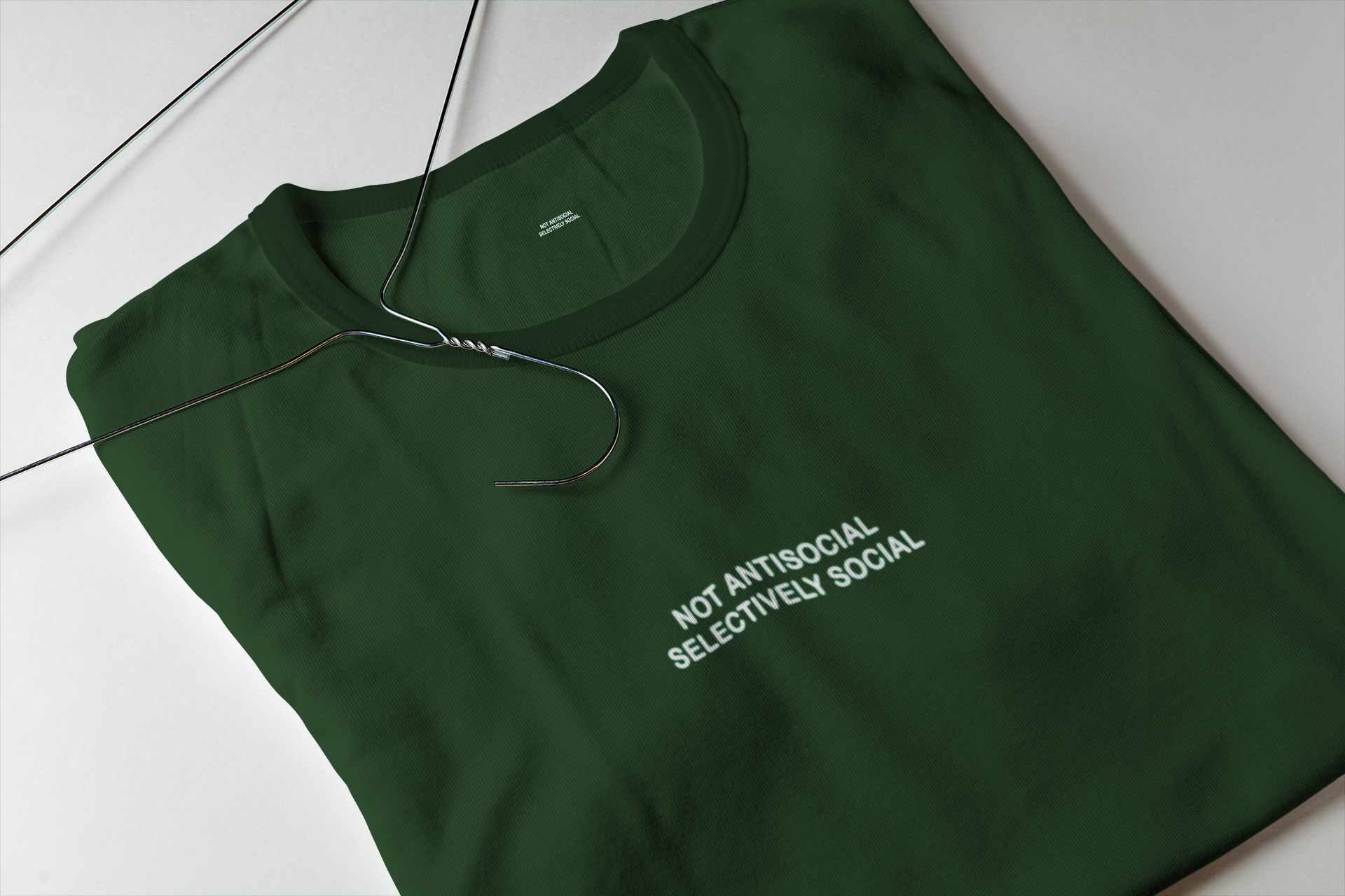 Not Anti Social Selectively Social Minimal Women Half Sleeves T-shirt- FunkyTeesClub