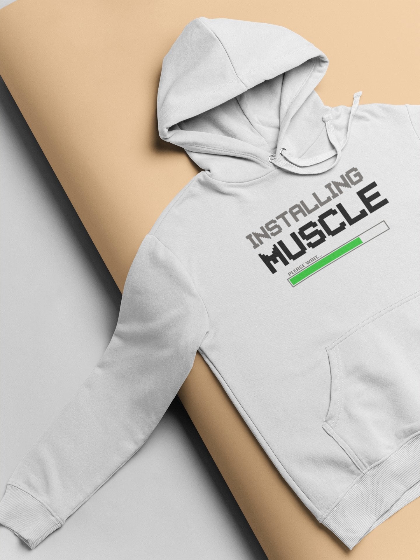 Installing Muscles Gym And Workout Hoodies for Women-FunkyTeesClub - Funky Tees Club