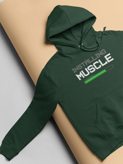 Installing Muscles Gym And Workout Hoodies for Women-FunkyTeesClub - Funky Tees Club
