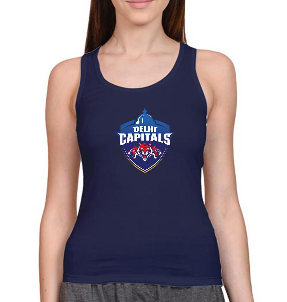 IPL DC Delhi Capitals Women Tank Top-FunkyTeesClub - FunkyTeesClub