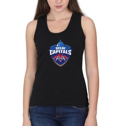 IPL DC Delhi Capitals Women Tank Top-FunkyTeesClub - FunkyTeesClub