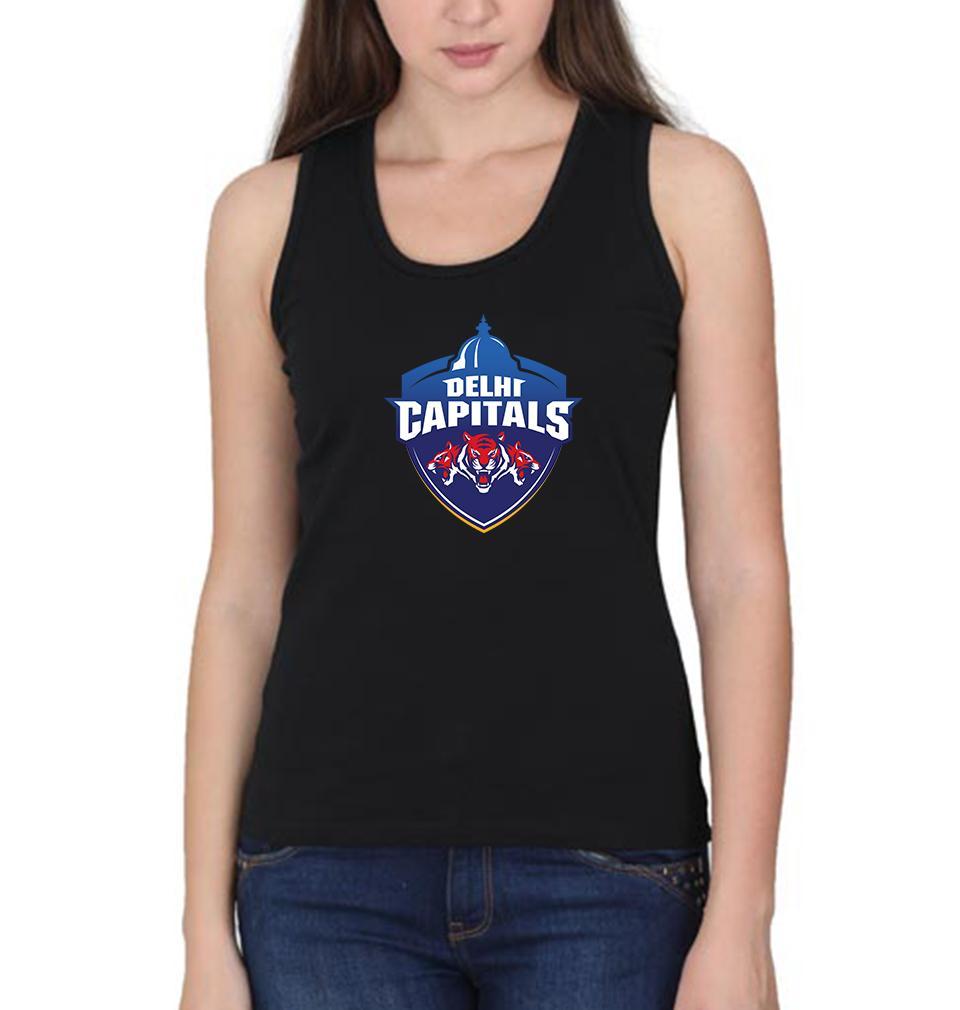 IPL DC Delhi Capitals Women Tank Top-FunkyTeesClub - FunkyTeesClub
