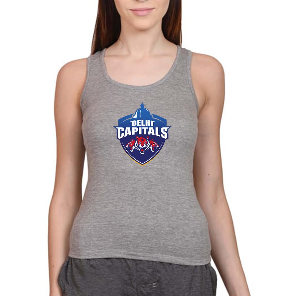 IPL DC Delhi Capitals Women Tank Top-FunkyTeesClub - FunkyTeesClub