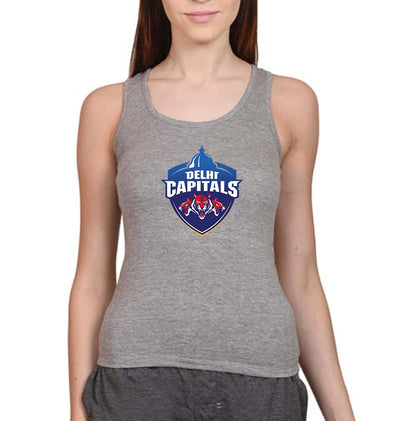 IPL DC Delhi Capitals Women Tank Top-FunkyTeesClub - FunkyTeesClub