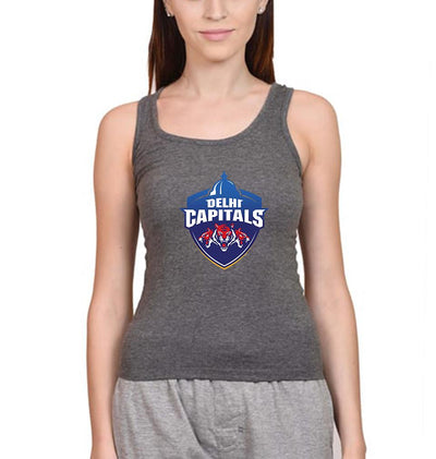 IPL DC Delhi Capitals Women Tank Top-FunkyTeesClub - FunkyTeesClub