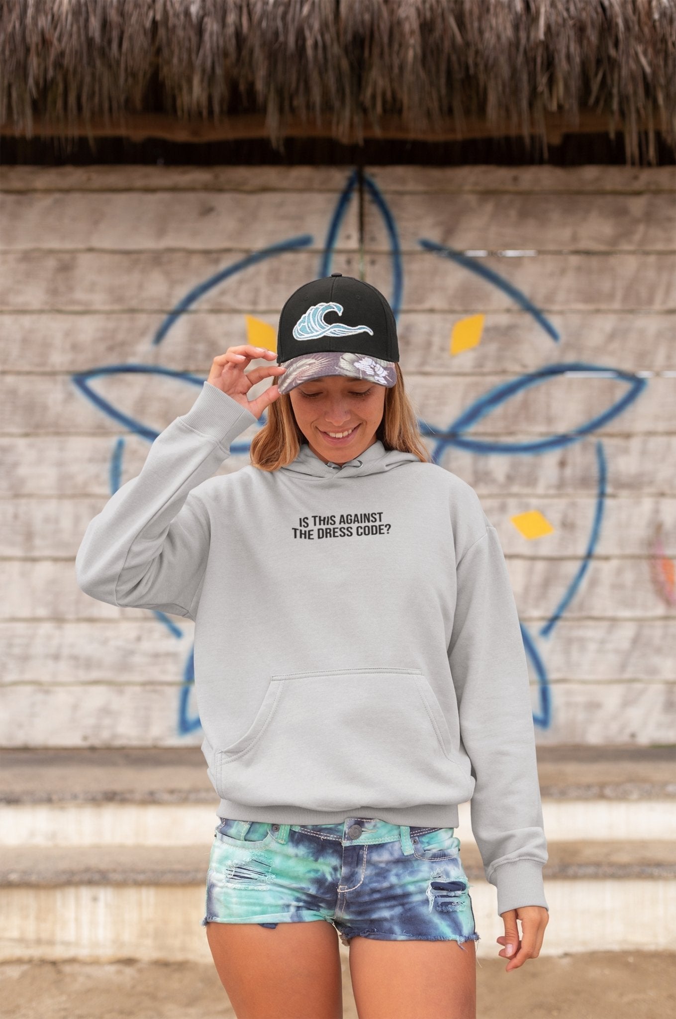 Is This Against Dress Code Hoodies for Women-FunkyTeesClub - Funky Tees Club