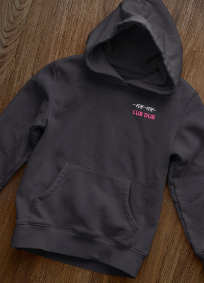 Its Lub Dub Hoodies for Women-FunkyTeesClub - Funky Tees Club