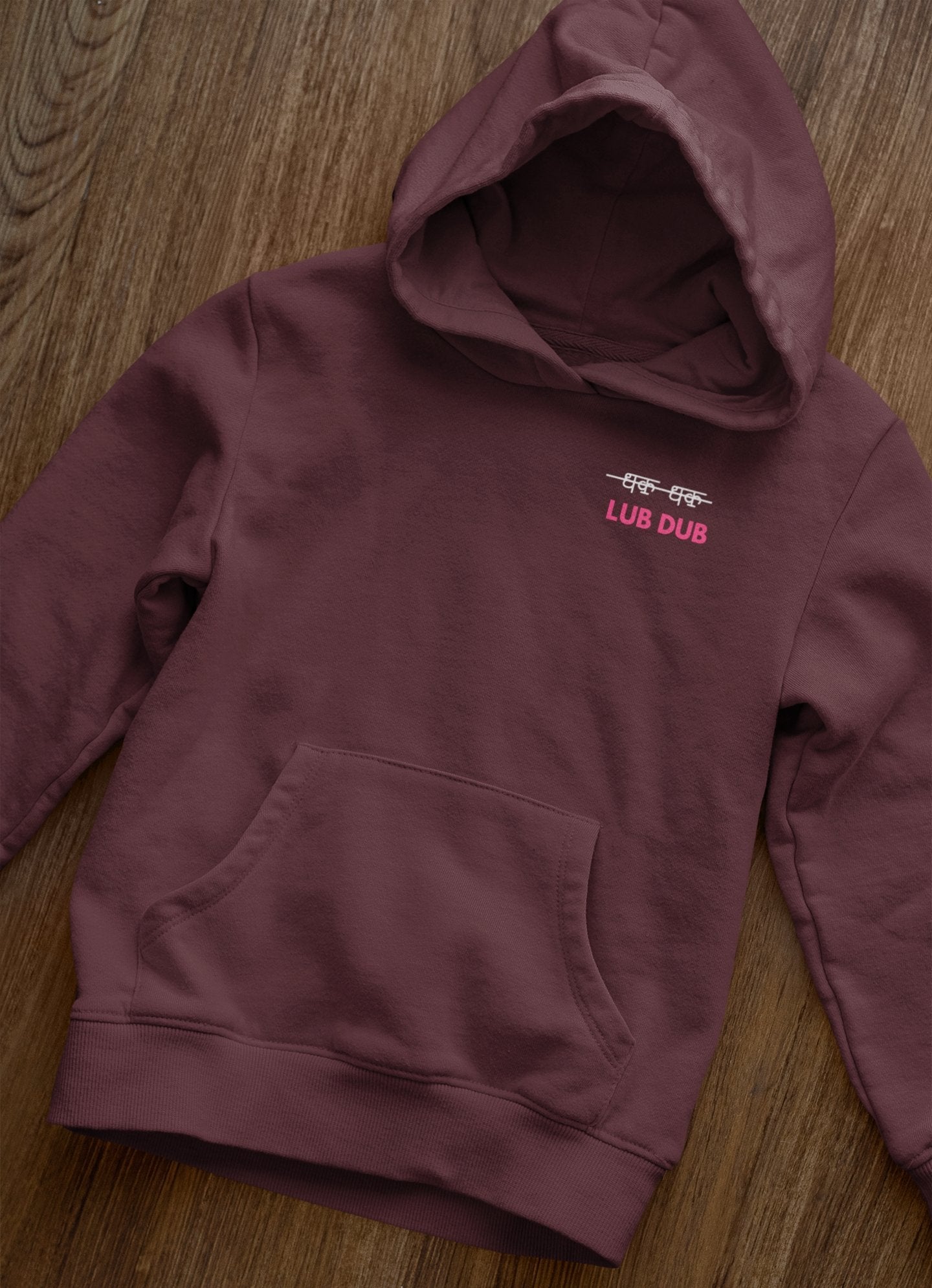 Its Lub Dub Men Hoodies-FunkyTeesClub - Funky Tees Club