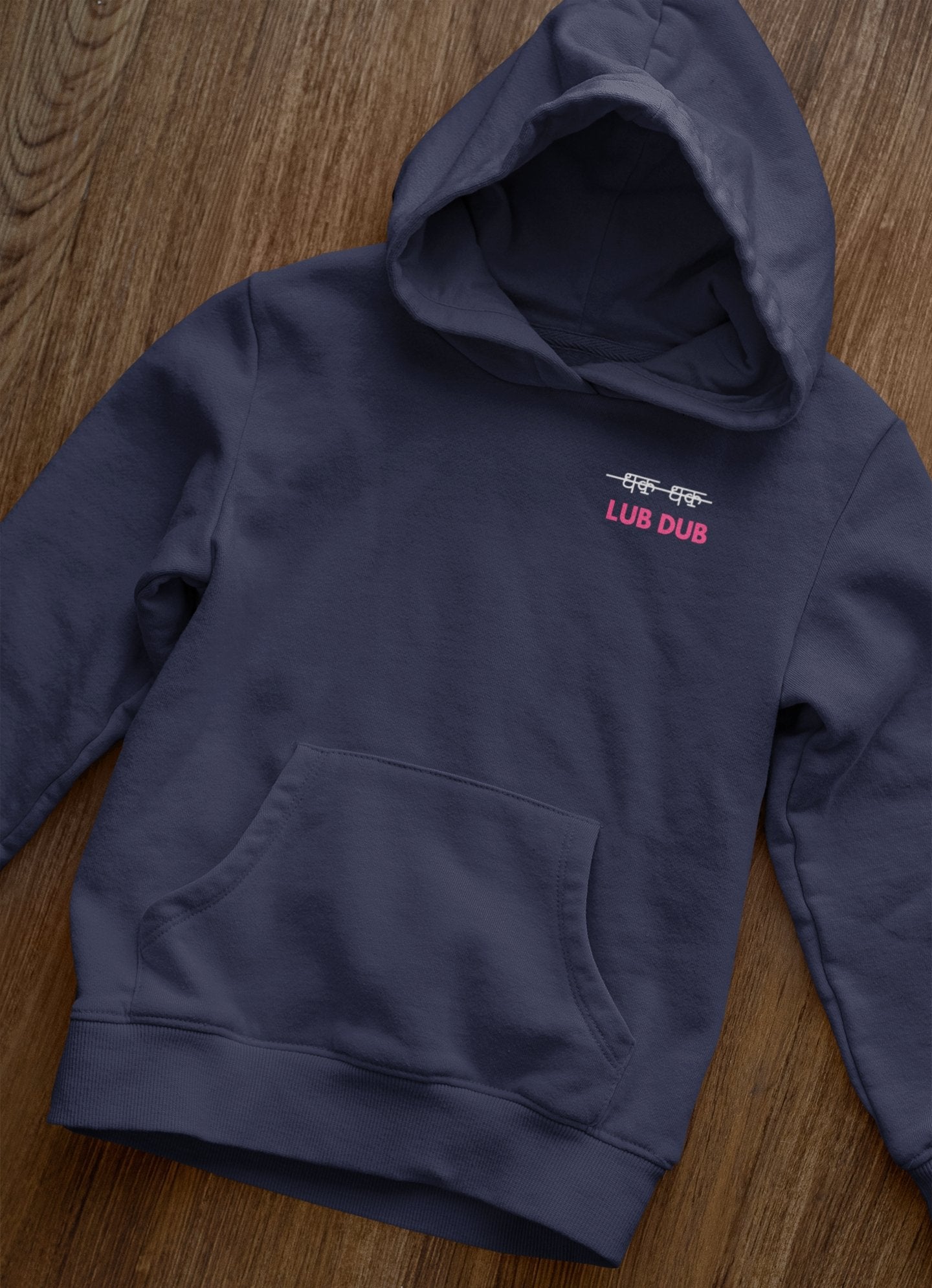 Its Lub Dub Men Hoodies-FunkyTeesClub - Funky Tees Club