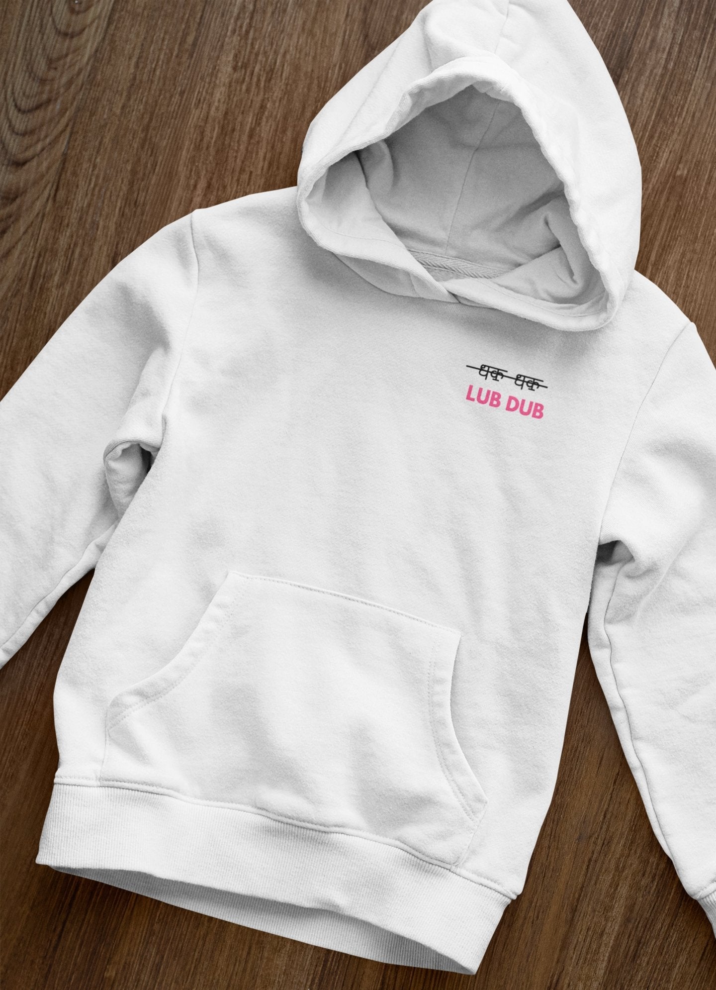 Its Lub Dub Men Hoodies-FunkyTeesClub - Funky Tees Club