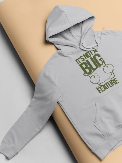 Its Not A Bug Typography Men Hoodies-FunkyTeesClub - Funky Tees Club