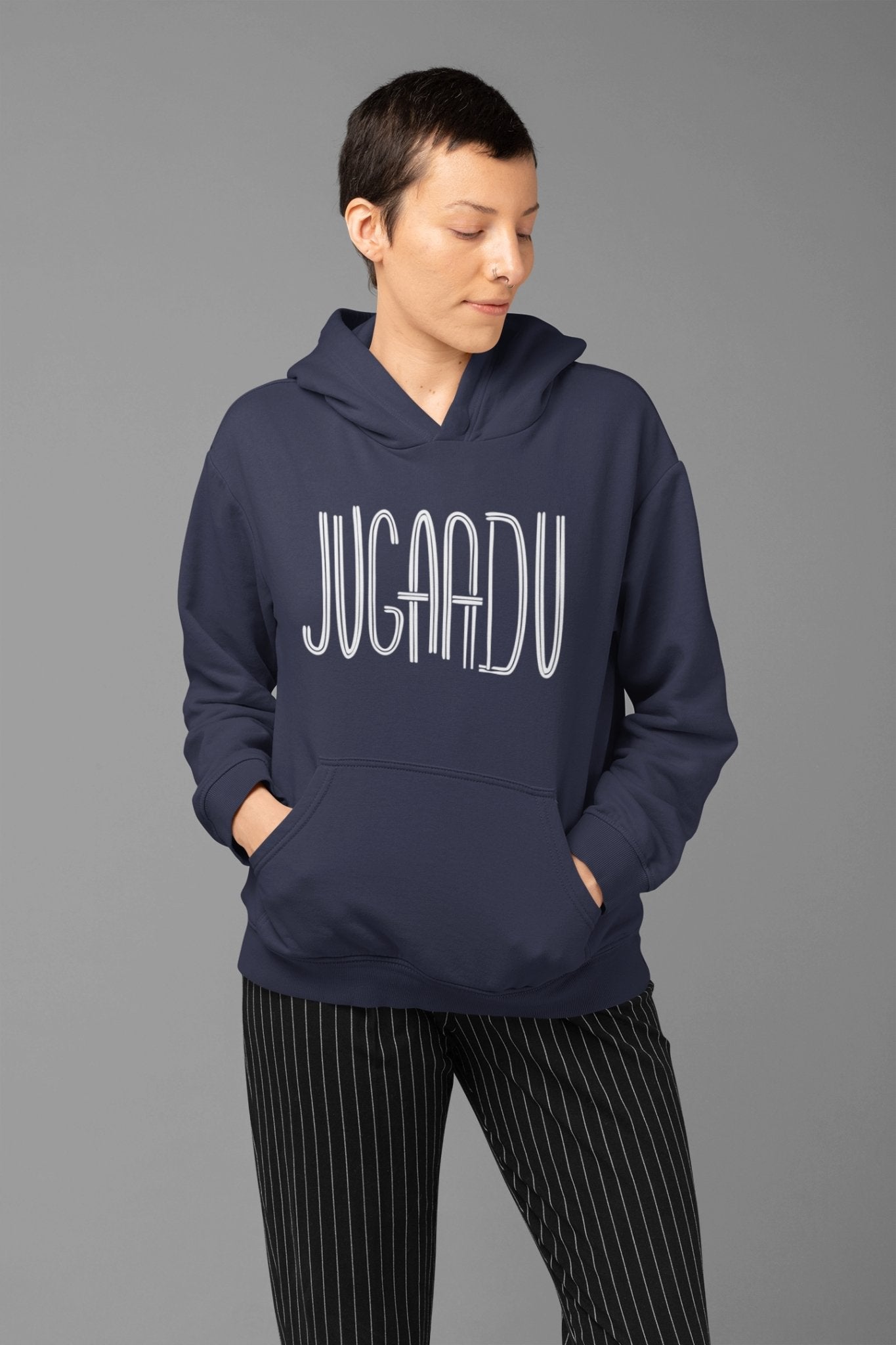 Jugadu Desi Hoodies for Women-FunkyTeesClub - Funky Tees Club