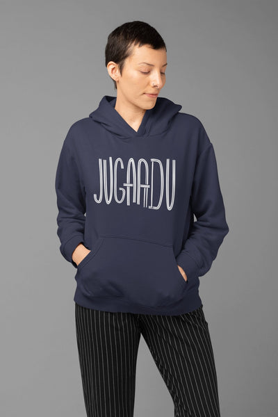 Jugadu Desi Hoodies for Women-FunkyTeesClub - Funky Tees Club