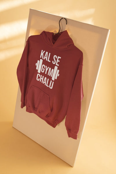 Kal se Gym And Workout Hoodies for Women-FunkyTeesClub - Funky Tees Club