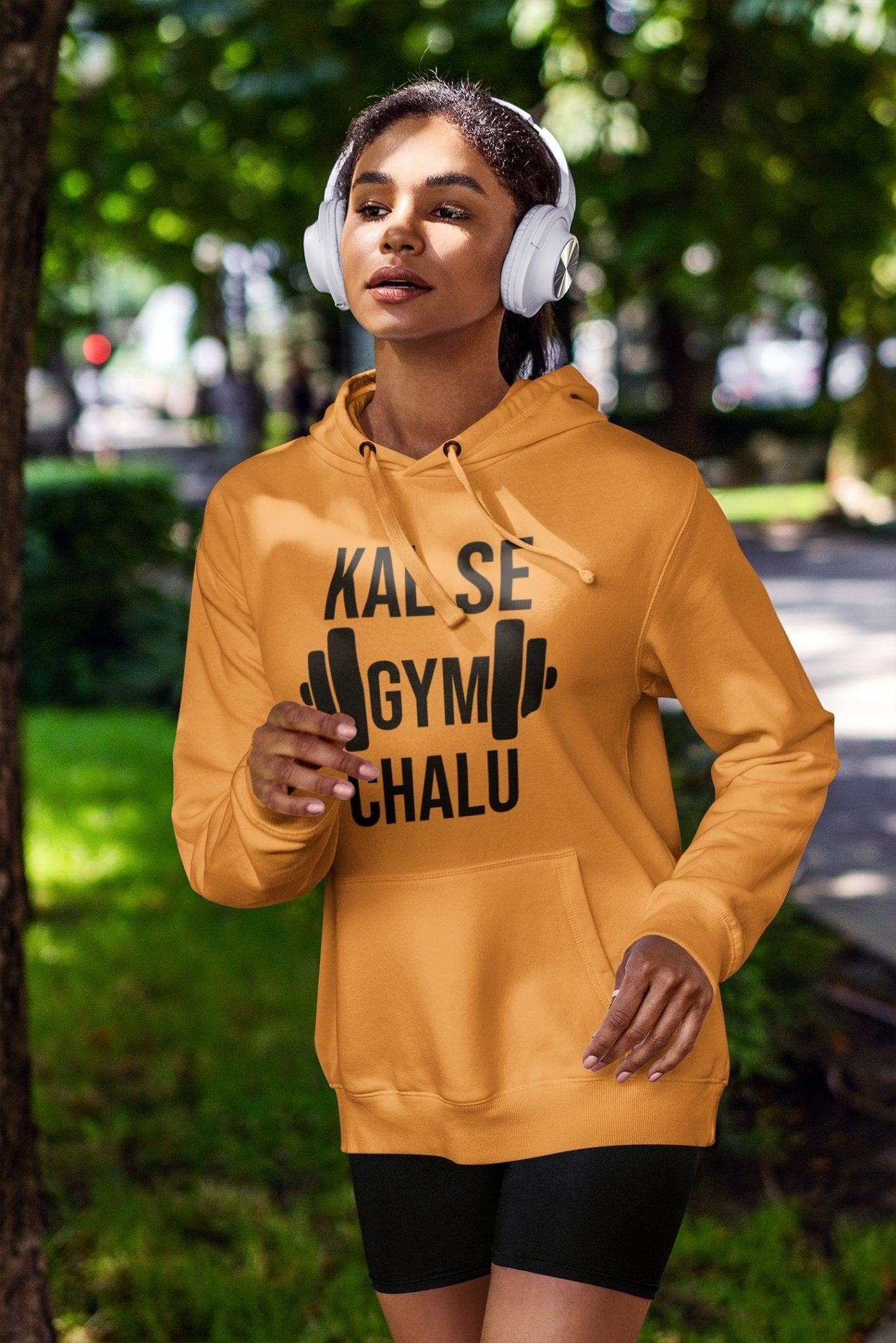 Kal se Gym And Workout Hoodies for Women-FunkyTeesClub - Funky Tees Club