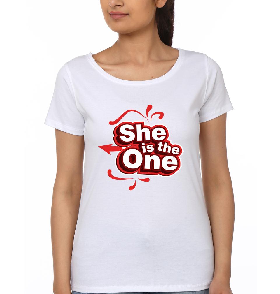 She Is The One Mother and Daughter Matching T-Shirt- FunkyTeesClub