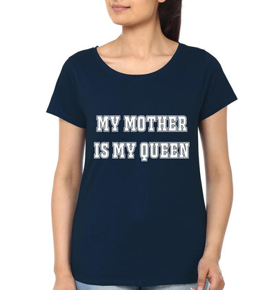 My Daughter Is My Princess My Mother Is My Queen Mother and Daughter Matching T-Shirt- FunkyTeesClub
