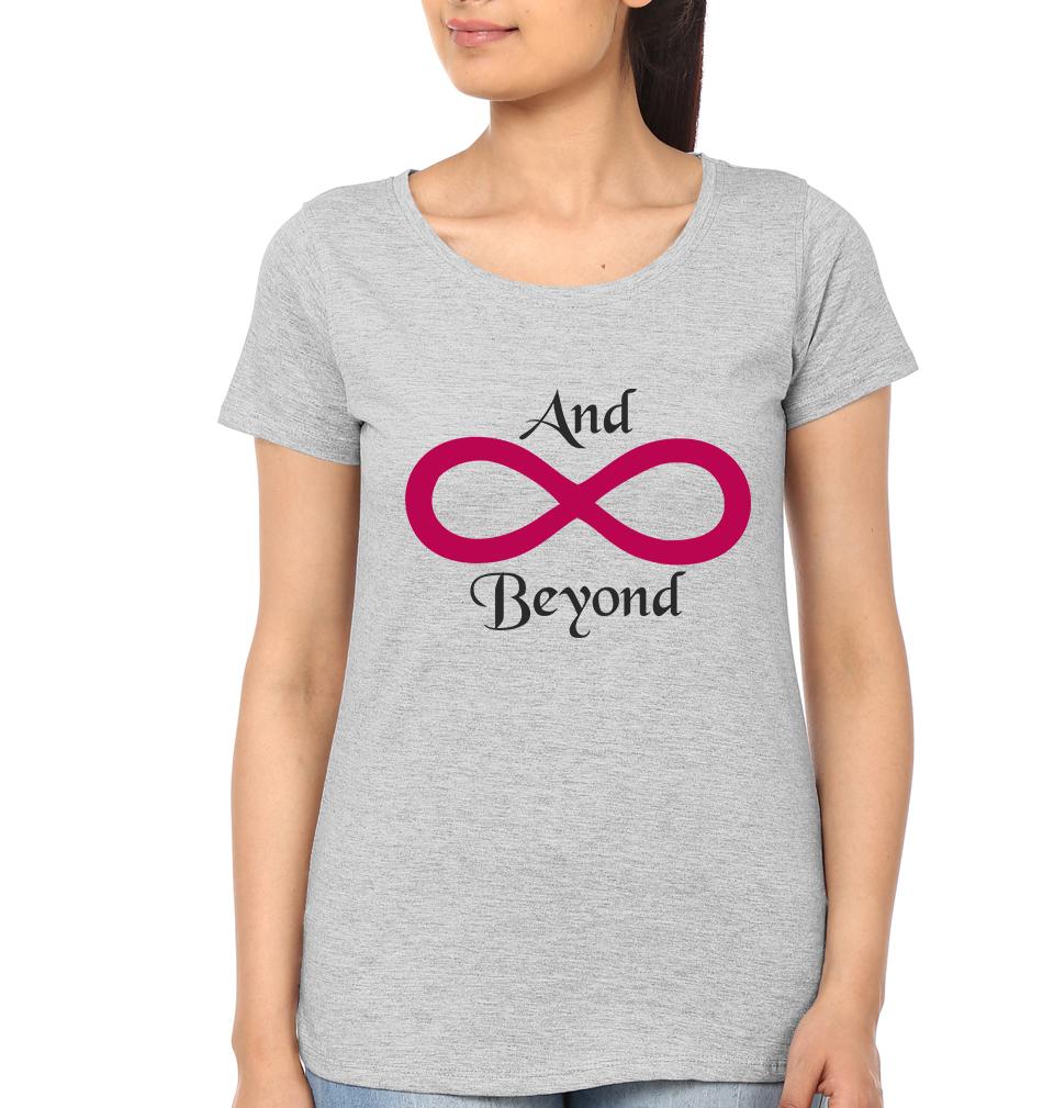 I Love You To Infinity And Beyond Mother and Daughter Matching T-Shirt- FunkyTeesClub