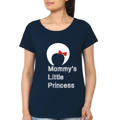Mommy Mommy's Little Princess Mother and Daughter Matching T-Shirt- FunkyTeesClub