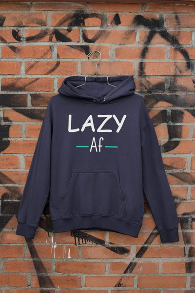 Lazy Af Typography Men Hoodies-FunkyTeesClub - Funky Tees Club