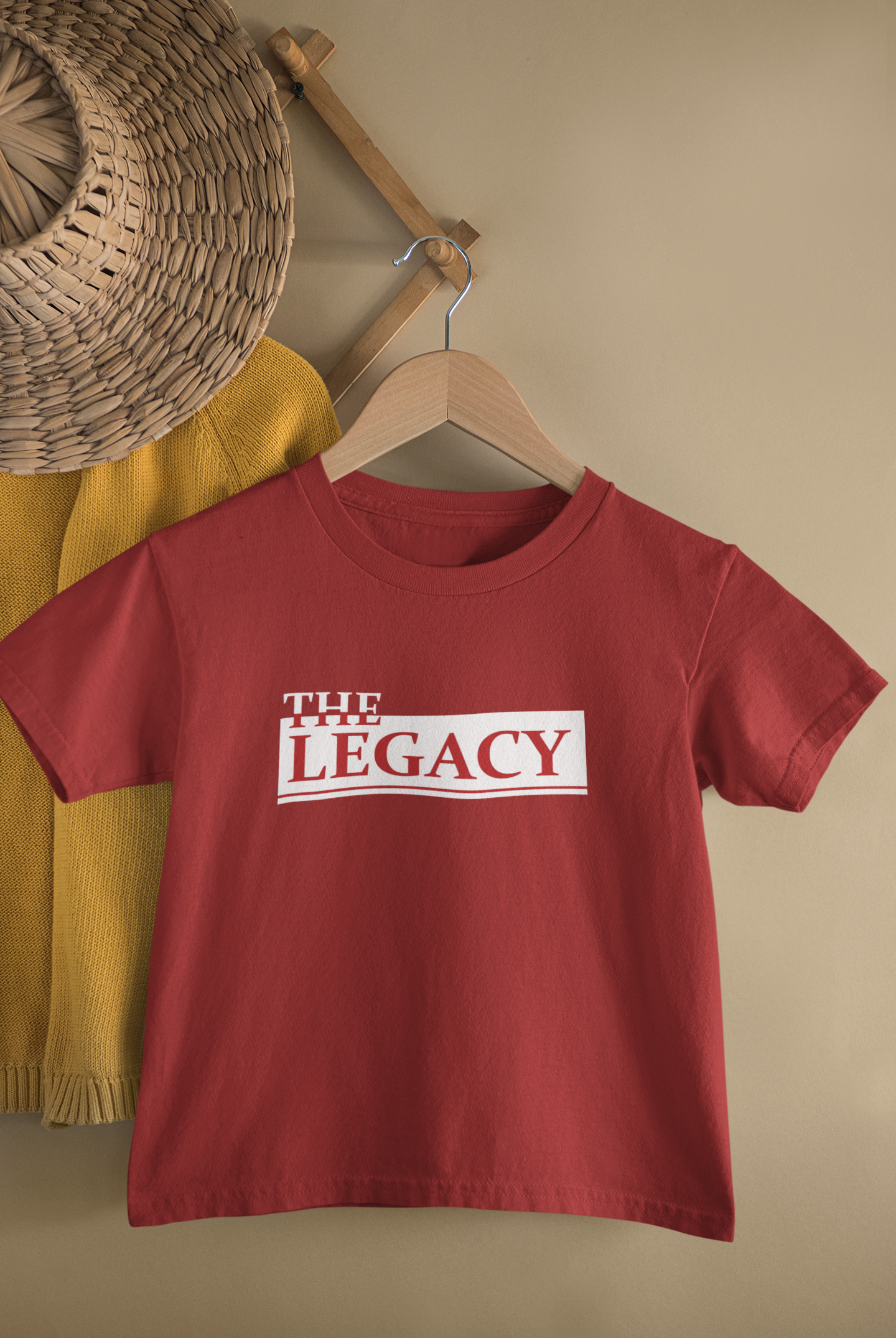 The Legend Mother And Son Red Matching T-Shirt- FunkyTeesClub