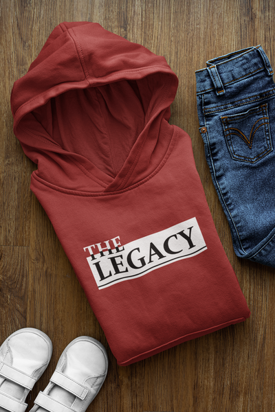 The Legend Father and Son Red Matching Hoodies- FunkyTeesClub