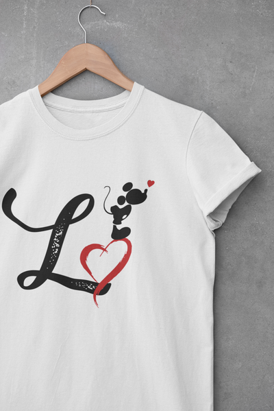 Love Couple Half Sleeves T-Shirts -FunkyTeesClub