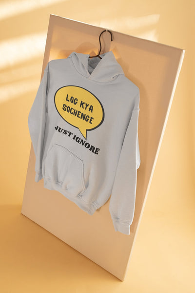 Log Kya Sochenge Hoodies for Women-FunkyTeesClub - Funky Tees Club