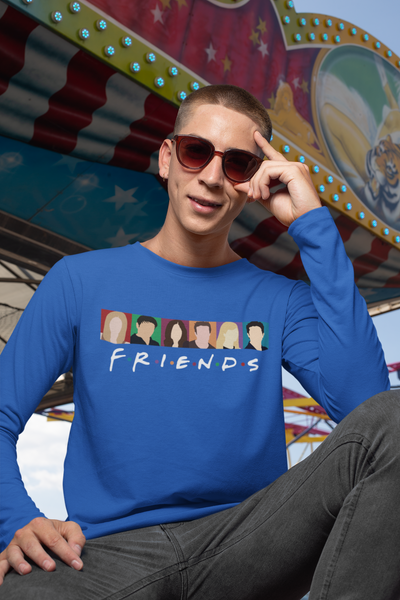 F.R.I.E.N.D.S. Friends Web Series Full Sleeves T-Shirt For Men-FunkyTeesClub