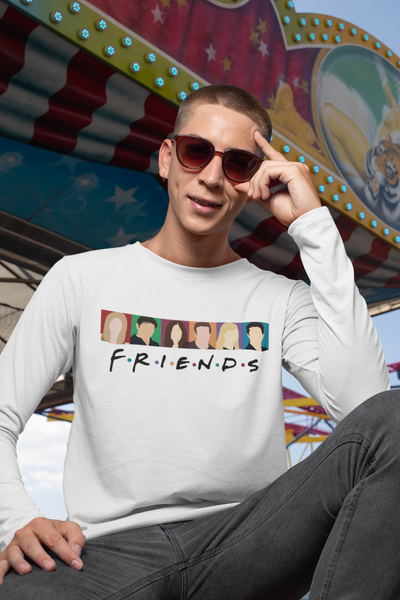 F.R.I.E.N.D.S. Friends Web Series Full Sleeves T-Shirt For Men-FunkyTeesClub