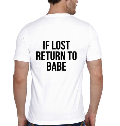 If Lost Couple Half Sleeves T-Shirts -FunkyTees